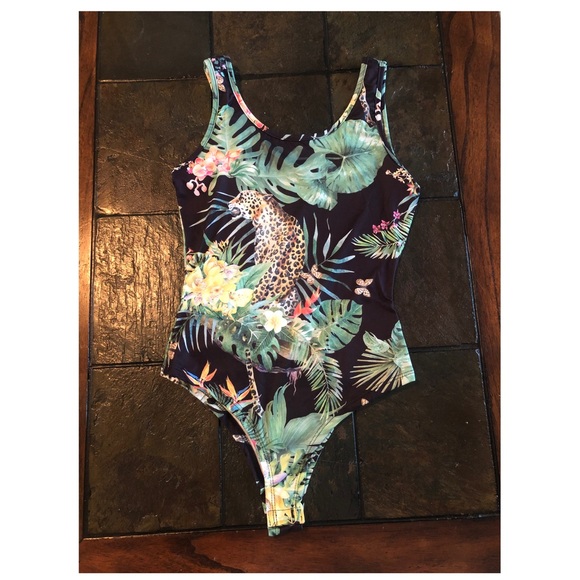 NYLON APPAREL Tropical Bodysuit - Picture 1 of 3